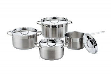 ALEIDA, SET GATIT INOX 8 PIESE