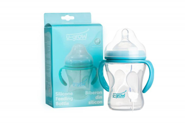 Biberon din Silicon 230 ml Gat Larg U-GROW A-1107