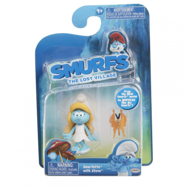 Blister, 5.71 cm- Smurfette si fluturele