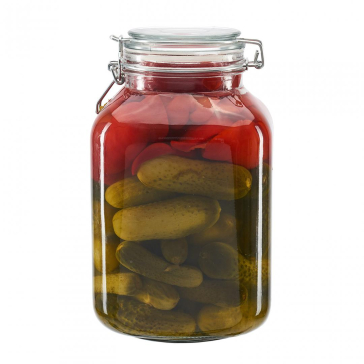 BORCAN DEPOZITARE STICLA + CAPAC,3000 ML