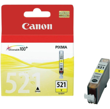 CANON CLI-521Y YELLOW INKJET CARTRIDGE