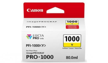 CANON PFI-1000Y YELLOW INKJET CARTRIDGE
