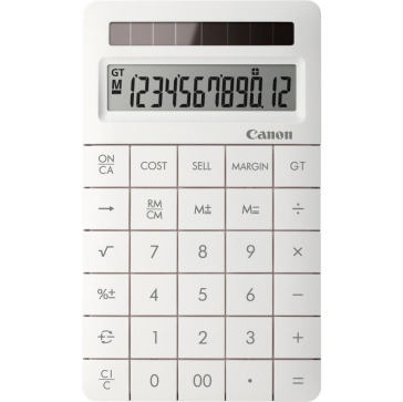 CANON XMARKII WHITE CALCULATOR 12 DIGITS