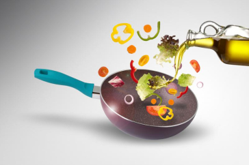 CAPRICIO, WOK ALUMINIU 24 CM,NON STICK