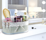 COS DEP.OVAL PLI.BAMBUS+HUSA 30x20x12cm