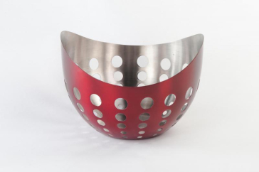 COS FRUCTE INOX, EXT. COLORAT 23.5 CM,