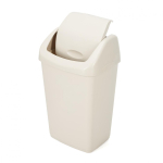 Cos gunoi cu capac batant,50L,Kara,BEJ