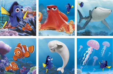 Cuburi de lemn, Finding Dory
