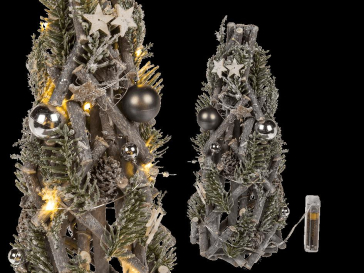 Deco bradut cu led 12x30cm 960210