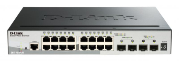 DLINK SW 16P-GB 2-SFP 2-10G SMART-PRO RM