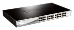 DLINK SW 24P-FE POE 2P-SFP 2CMB SMART RM