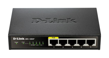 DLINK SW 5P-FE 1P-POE UNMNGD DESK
