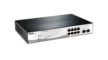 DLINK SW 8P-GB POE+ 2CMB SMART RM