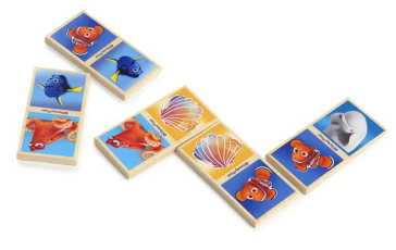 Domino din lemn Finding Dory