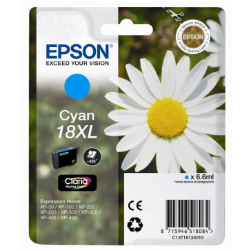 EPSON 18XL CYAN INKJET CARTRIDGE
