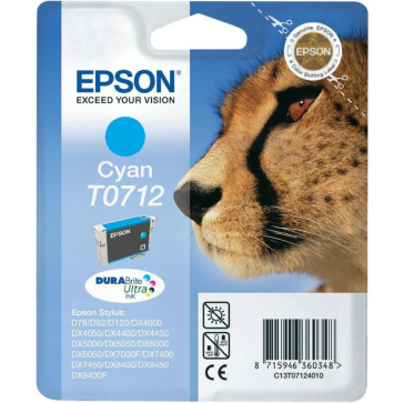 EPSON T0712 CYAN INKJET CARTRIDGE