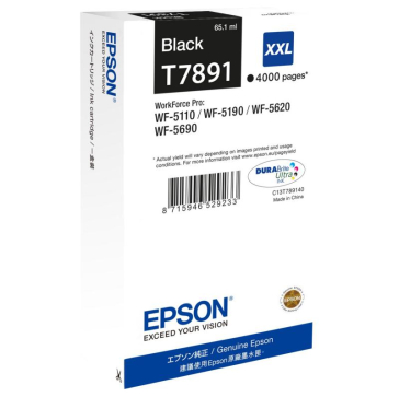 EPSON T7891 BLACK INKJET CARTRIDGE