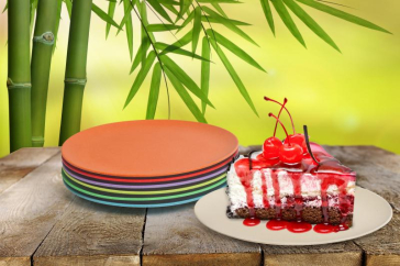 FARFURIE DESERT 20 CM , FIBRA DE BAMBUS