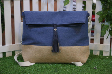 GEANTA UMAR 35X40 CM - ALBASTRA