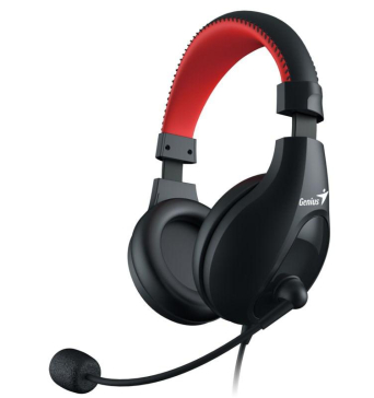 HEADSET GENIUS HS-520 3.5 JACK BLACK