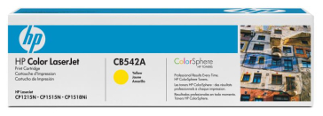 HP CB542A YELLOW TONER CARTRIDGE