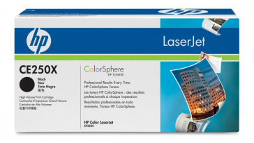 HP CE250X BLACK TONER CARTRIDGE