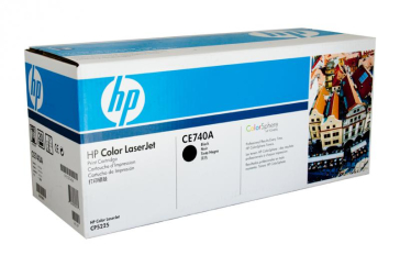 HP CE740A BLACK TONER CARTRIDGE