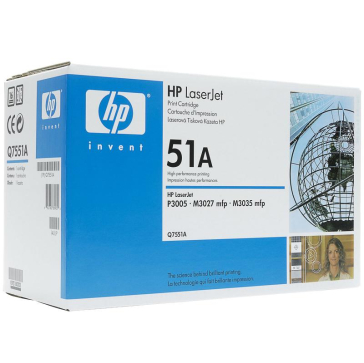 HP Q7551A BLACK TONER CARTRIDGE