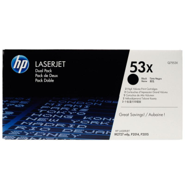 HP Q7553XD BLACK TONER CARTRIDGE