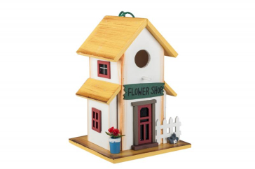 HR CASUTA DECORATIVA ALB + GALBEN