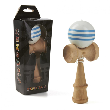 Kendama, alb si albastru, 180x70x60mm
