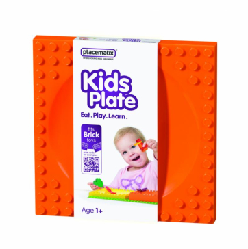 Kids Plate - orange