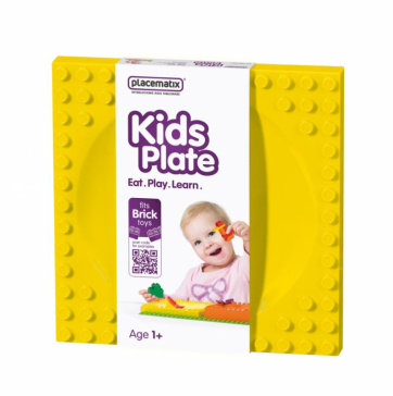 Kids Plate - yellow