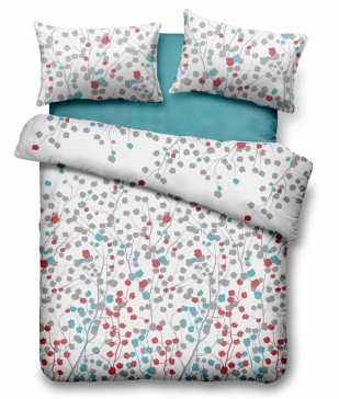 LENJERIE DE PAT DBL MICROFIBRA LEAFS