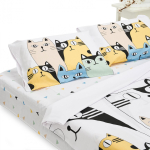 LENJERIE DUBLA BBC 4 PCS, 144TC- CATS