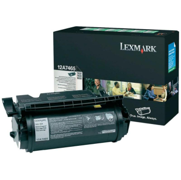 LEXMARK 12A7465 BLACK TONER