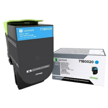 LEXMARK 73B0020 CYAN TONER