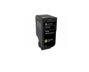 LEXMARK 74C20YE TONER CARTRIDGE YELLOW