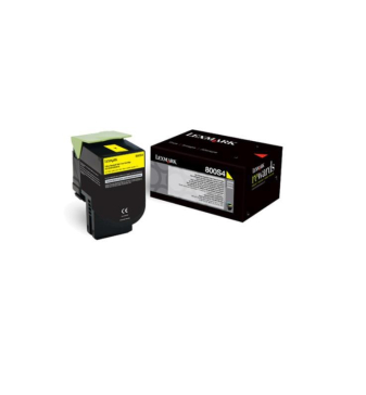 LEXMARK 80C0S40 YELLOW TONER