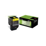 LEXMARK 80C20Y0 YELLOW TONER