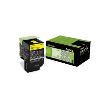 LEXMARK 80C20Y0 YELLOW TONER
