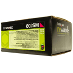LEXMARK 80C2SM0 MAGENTA TONER