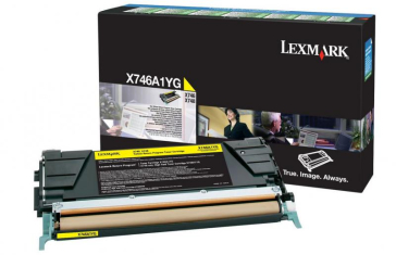 LEXMARK X746A1YG YELLOW TONER