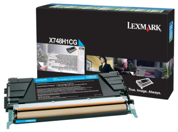 LEXMARK X748H1CG CYAN TONER