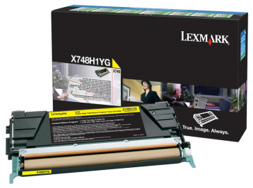 LEXMARK X748H1YG YELLOW TONER