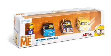 MINIONS- SET 4 VEHICULE
