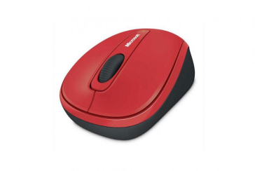 MOUSE MICROSOFT MOBILE 3500 FLAME RED