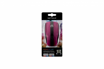 MOUSE SERIOUX RAINBOW400 WR PURPLE USB
