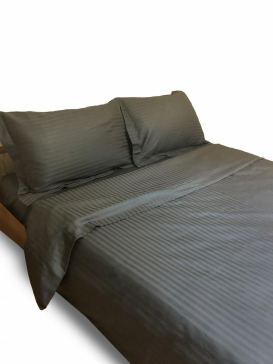 NJERIE DAMASC BBC 4 PIESE, 200TC GREY