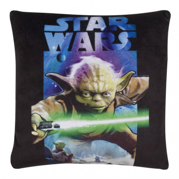 PERNA DECORATIVA PATRATA YODA (33 X 33 C
